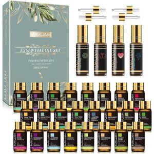 Top 28 Essential Oil Set for Diffuser Massage, 24x5ml Essential Oil Singles